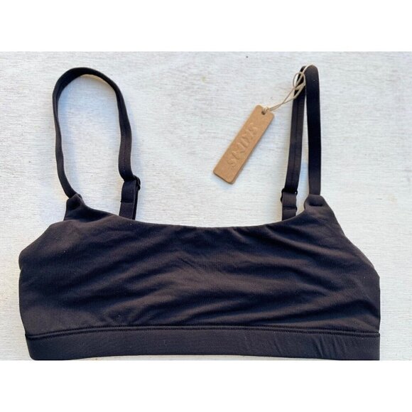 SKIMS Other - Skims Scoop Neck Bralette Bra BR-SCN-2025 Fit Everybody ONYX Kim Kardashian XXS